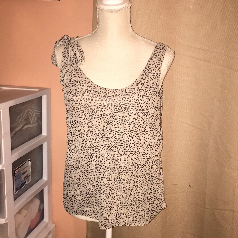Leopard print tank Gap
